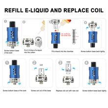 Load image into Gallery viewer, New 100W Electronic e Cig Cigarette Shisha Vape Pen Starter Kit 2600mAh Coils UK