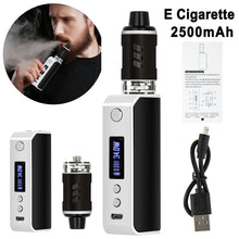 Load image into Gallery viewer, 80W Electronic E-Cigarette 2500mAh Battery Vape Starter Kit Shisha Black Set
