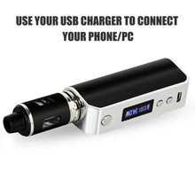 Load image into Gallery viewer, 80W Electronic E-Cigarette 2500mAh Battery Vape Starter Kit Shisha Black Set