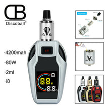 Load image into Gallery viewer, E Cig i8 Electronic Cigarette 4200mAh 80W Box VGO Full Kit Pen Vape Big Vapour