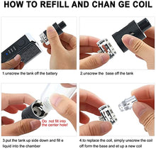 Load image into Gallery viewer, GENUINE V6 Electronic Kit 2ml 40-100W Mod 2600mAh E cigarette Starter Vape Pen