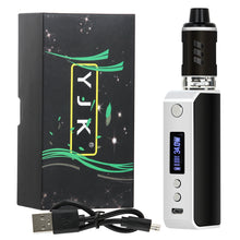 Load image into Gallery viewer, 80W Electronic E-Cigarette 2500mAh Battery Vape Starter Kit Shisha Black Set
