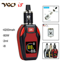 Load image into Gallery viewer, E Cig i8 Electronic Cigarette 4200mAh 80W Box VGO Full Kit Pen Vape Big Vapour
