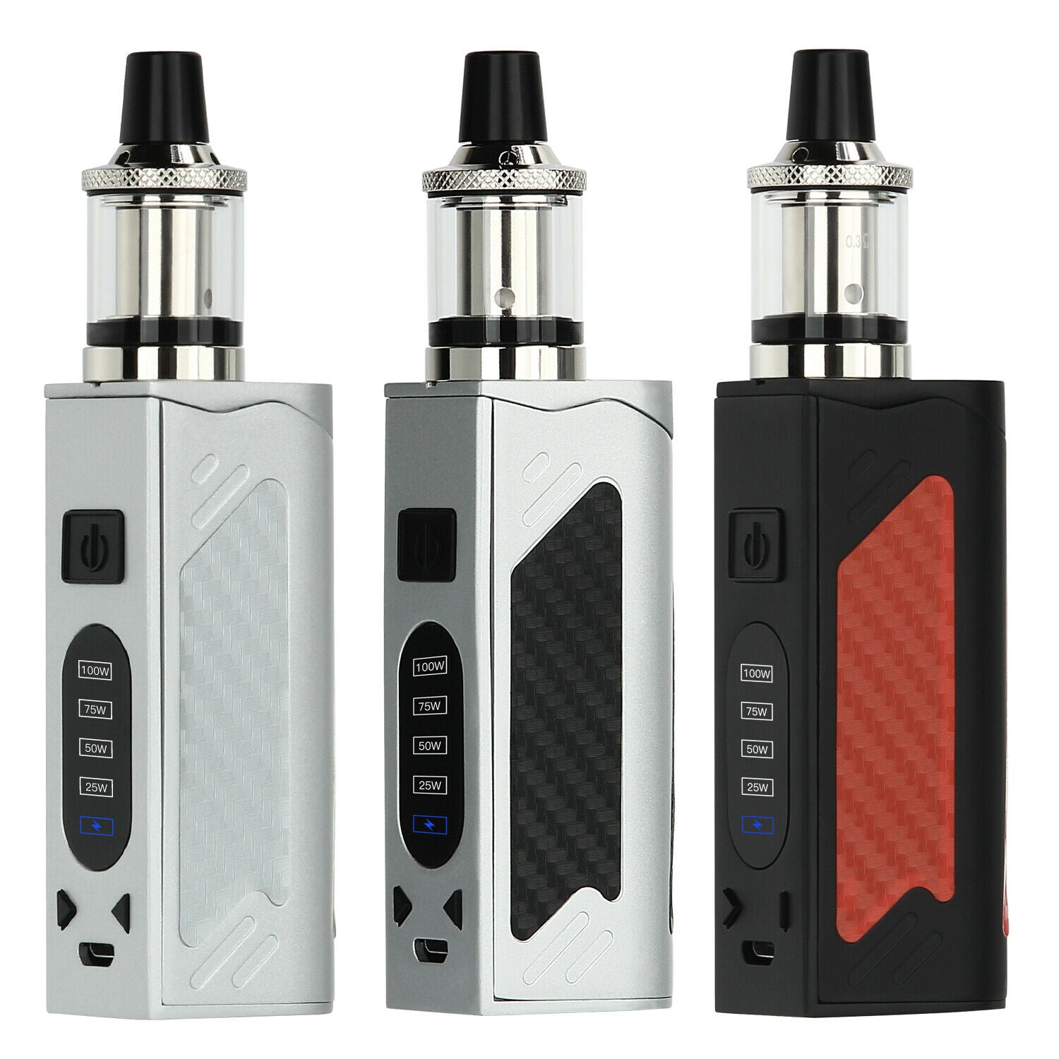 100W Electronic Cigarette 2200mAh Vape LED Box Mod Full Full Kit Disco Discoball 100W Electronic Cigarette 2200mAh Vape LED Box Mod Full Full Kit Disco Discoball