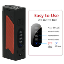 Load image into Gallery viewer, 100W Electronic Cigarette 2200mAh Vape LED Box Mod Full Full Kit Discoball
