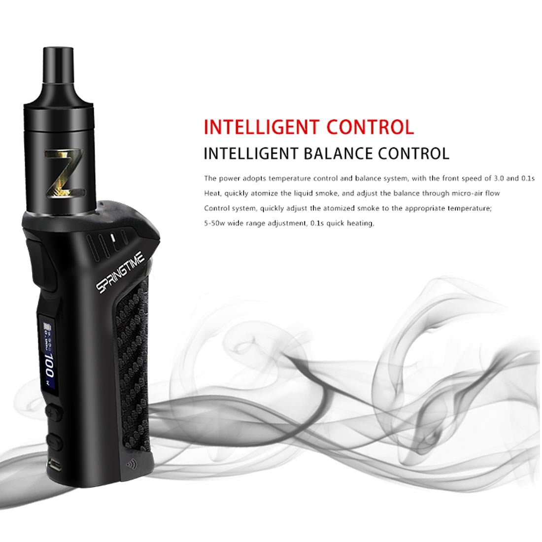 100W E Cigarette Starter Kit Electronic 3000mAh Vaporizer Mod Shisha V –  Discoball®
